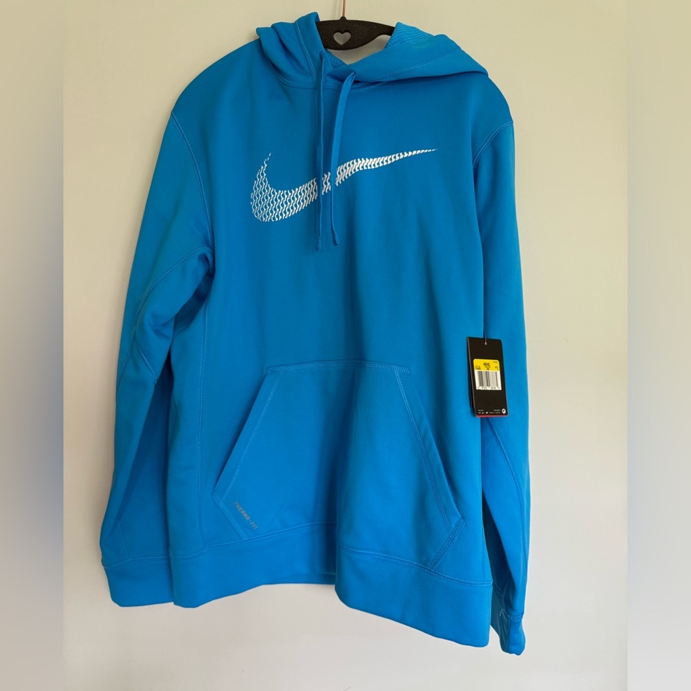 Nike Men's Vibrant Blue Hoodie